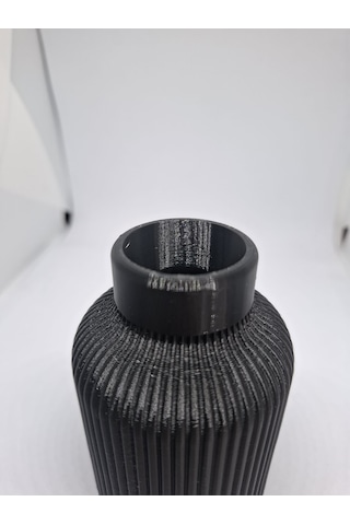 Dekoratif Mini Bohem Vazo- 5 Cm Siyah