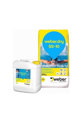 Weber Dry Ss-10 Set (20+10 Kg) Tam Elastik Su Yalıtımı Weber Dry Ss-10 Set (20+10 Kg) Tam Elastik Su Yalıtımı
