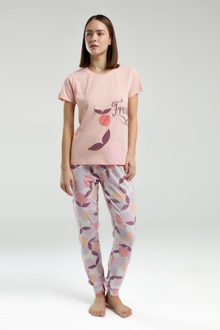 Rolypoly Kadın Turuncu Pijama Takımı Rp3617-s-v2 Turuncu