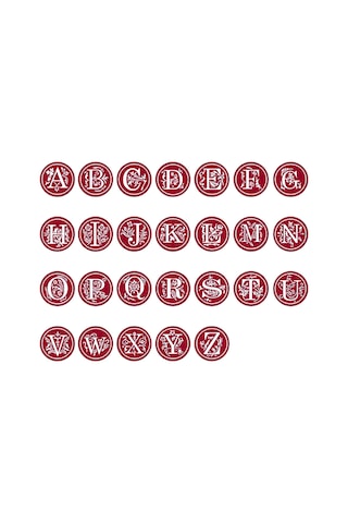 Kartlar, Zarflar, Davetiyeler, Şarap Paketleri, Düğün Mektupları İçin Mühürleme Mum Çubukları İle Klasik Mühür Mum Damgası Seti - Stil M