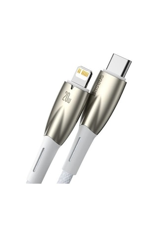 Flybuy Glimmer Serisi 20w 100 Cm Type-c To Lightning Şarj Kablosu Beyaz