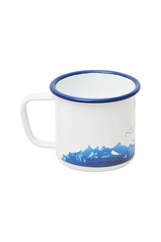 Emaye Kupa Beyaz Bear Beyaz