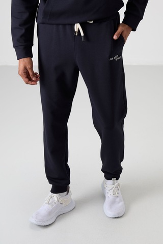 Tommy Life Lacivert Pamuklu Kalın Yumuşak Dokulu Comfort Fit Nakışlı Erkek Eşofman Takım - 85255 Lacivert