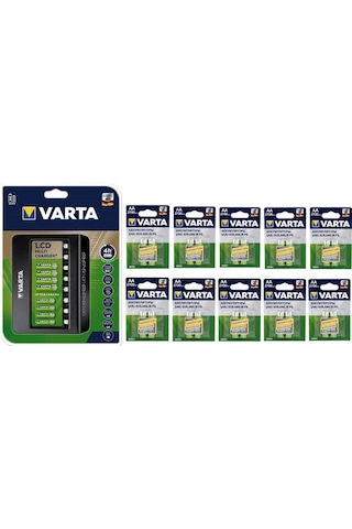 Varta Multi Plus 8Li Şarj Cihazı 20*2700 Mah Aa Şarjlı Pil