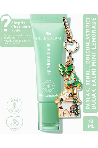 Parlatıcı, Dolgunlaştırıcı, Onarıcı Vegan Dudak Balmı, Limonata Aromalı 10 Ml