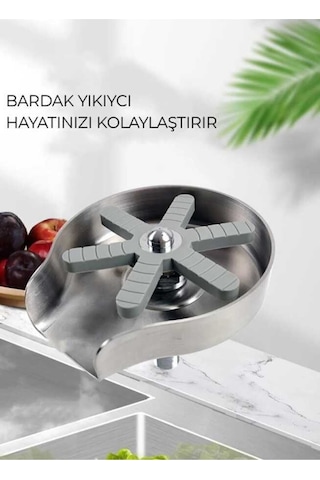 Fleko Teknolojik Akıllı Yağmurlama Armatür Kesme Tahtası 2 Tepsi 75x45x20cm Ankastre Evye Seti Hediye Li Diğer