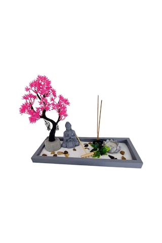 T.concept Dekoratif Buda Heykeli Dikdötgen Zen Bahçesi