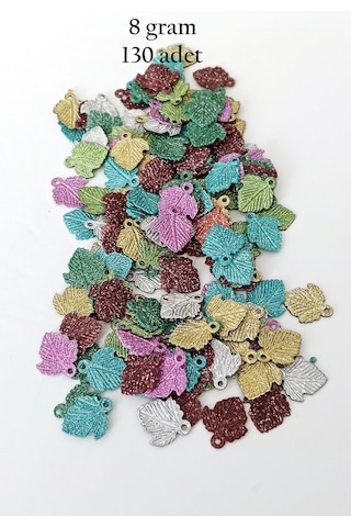 Oya Abiye Bileklik Kolye Pleksi Plastik Pul Karma Renk 8 Gram 130 Adet - Bnc499