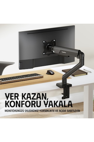 Ergoflex X10 Siyah 22-40inch Amortisörlü 12 Kg Monitör Standı 2026 Versiyon
