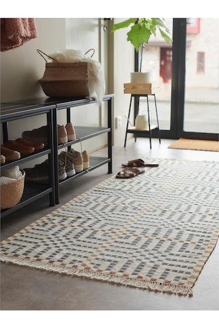 Yolluk, Çok Renkli, 80x200 Cm El Yapımı, Yumuşak Yün Halı