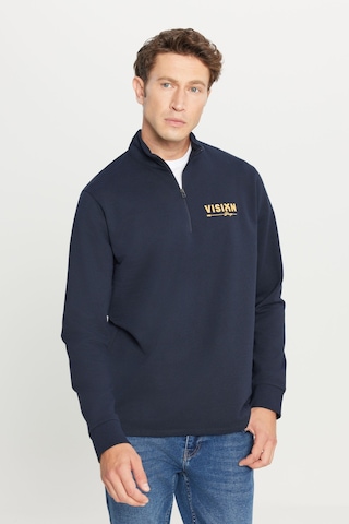 AC&Co / Altınyıldız Classics Erkek Lacı 2 İplik Pamuklu Standart Fit Normal Kesim Bato Yaka Sweatshirt Lacı