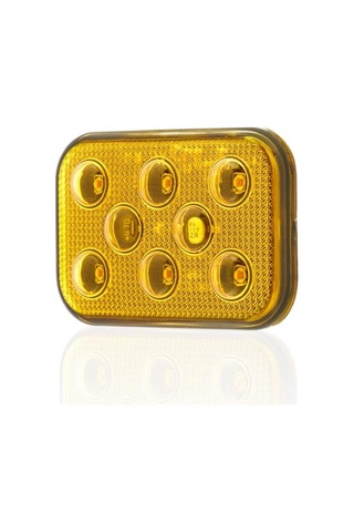 Sanel 24v Lamba 6-ledli Sarı 60 40 Mm Yapışkanlı