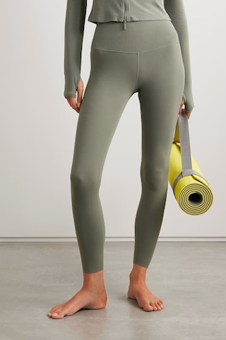 Nike Dri Fit Zenvy Gentle Support High Waisted 7/8 Leggings Kadın Yüksek Bel İç Cepli Spor Tayt Açık Yeşil Açık Yeşil