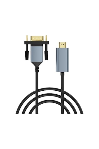 Hdmı To Vga Dönüştürücü Kablo 1080p 60hz Full Hd Hdtv Hdmı Çıkıştan Vga Monitör Projeksiyon Bağlan