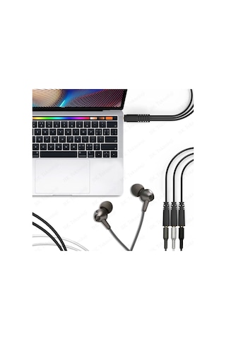 3.5mm 1 Giriş 3 Çıkış Çoklayıcı 5+1 Ses Sistemi Bağlantı Kablosu