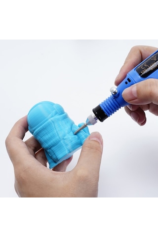 Mavi Usb Kablolu Taşınabilir Parlatıcı