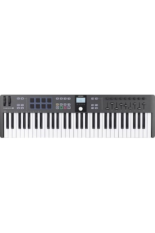 Keylab Essential 61 Mk3: Siyah 3.nesil Akıllı Mıdı Kontrolcü 61 Tuş