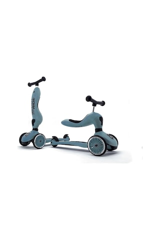 Scoot and Ride Highwaykick 1 Oturaklı Çocuk Scooter Petrol Mavisi