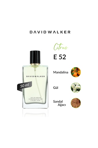David Walker E52 Yesterday Erkek Parfüm EDP 50 ML