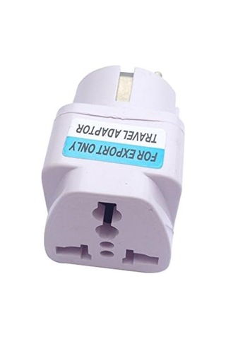Besthome1 Genel Avrupa Fişi Ac 250v Güç Seyahat Adaptörü Beyaz
