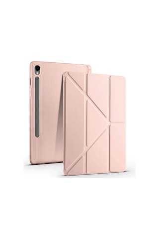 Samsung Uyumlu Galaxy Tab S10 Lite s10 Fe s9 10.9 Manyetik Standlı Kalem Bölmeli Kılıf Kapaklı