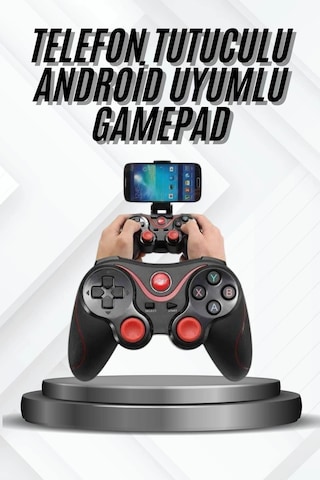 Yeni Nesil X3 Gamepad Android Uyumlu Telefon Tutucu Özellikli Joystick - Htctduczzzx3gamepaddd3 61273610