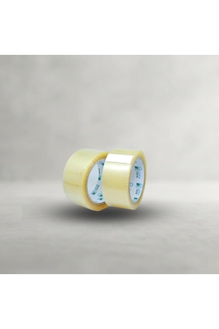 45mm Şeffaf Koli Bandı- 12 Adet - Hotmelt - Extra Güçlü Yapışma 12 Adet