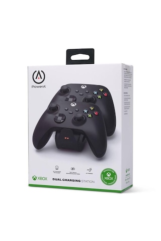 Xbox Series X S One Şarj İstasyonu Dock Lisanslı Siyah Powera