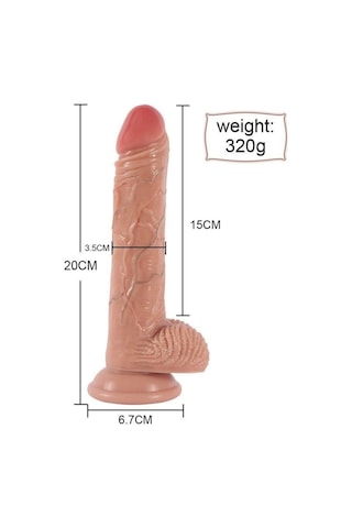 Erotixshop Marvin 20.5 CM Ileri Geri Hareketli Vibratör