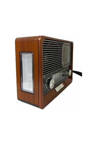 Gld-spt- Nostaljik Vintage Radyo Taşınabilir Bluetooth Bağlantılı Hoparlör Radyo