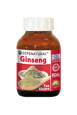 Ginseng Extract Powder Ginseng Toz Ekstrakt Ekstresi 100 Gr