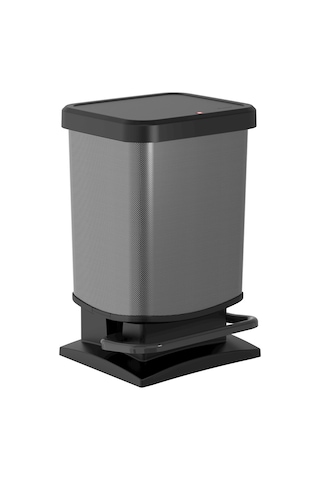 Paso Pedallı Çöp Kutusu 20l Karbon Metal