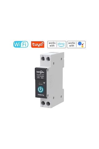 Tuya Wifi Akıllı Devre Kesici Kablosuz Uzaktan Kumandalar Beyaz