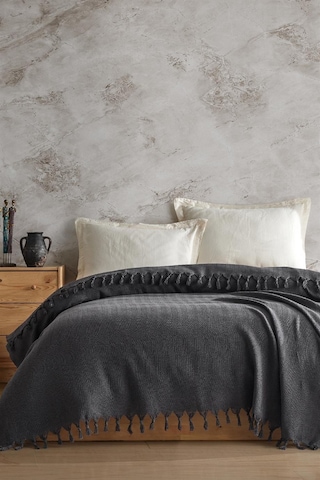 Viaden Berlino Çift Kişilik Pike 200 x 230 CM - Füme