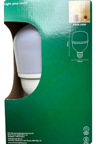 10 Adet Sylvania 45w 3000k Sarı Işık E27 Duylu Kalın Duy Torch Led Ampul