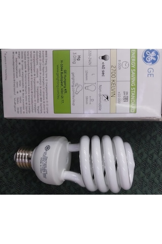 General 24 W E 27 Günışığı Spiralli Tasarruflu Ampul