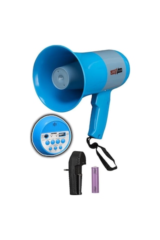 Lastvoice Mgf-50 Usb Şarjlı El Megafon 50 Watt Kayıt Usb Siren Şarj Aleti İçerisinde