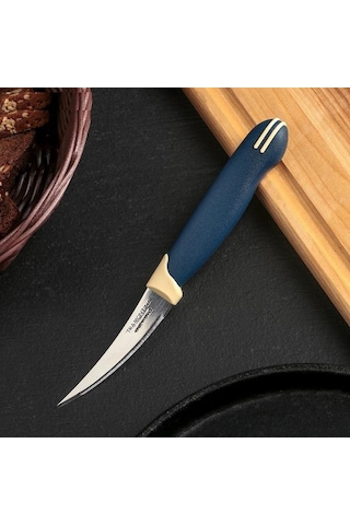 TRAMONTİNA LAZER KESİM SEBZE BIÇAĞI  2 ADET-KISA Lacivert