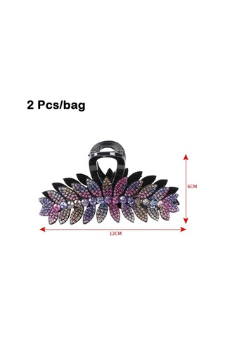 Yapay Elmas Saç Tokası Kadın Saç Tokaları 5 5 5 Çok Renkli