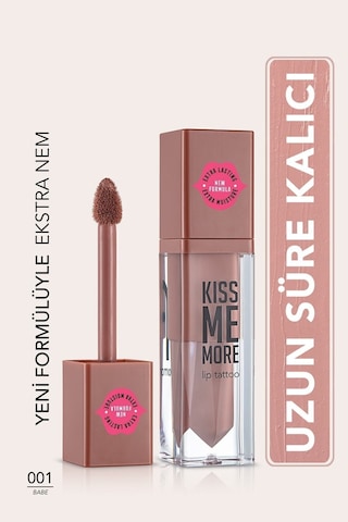 Flormar Uzun Süre Kalıcı Mat Ruj - Kiss Me More-001 BABE-8682536040624