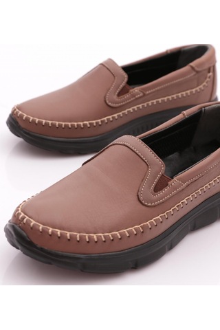 Dgn 602 Kadın Comfort Ayakkabi Ceviz