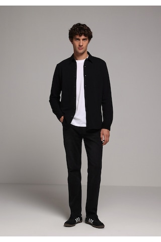 Colin's Colins Regular Fit Shirt Neck Düz Erkek Siyah Uzun Kol Gömlek Cl1083061 Q1.v2 Blk Siyah