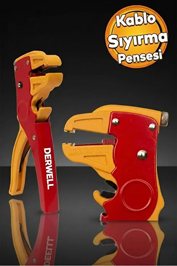 Metal Yan Kesici - 0.2-6mm Kablo Soyucu Elektrik Teli Kesici Kablo Sıyırıcı Crimper Dip Kesim Keski