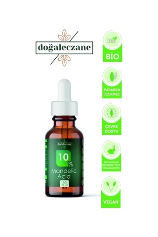 Doğal Eczane Alın Bölgesi Kırışıklıkları İçin %10 Mandelik Asit Peeling Serum 30 ML