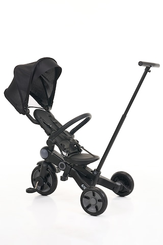 Flow 9in1 Smart Trike Çift Yönlü, Yatabilir, Katlanabilir, Denge Bisikleti Özellikli Bebek Ve Çocuk Bisikleti Siyah