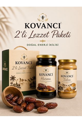 Tahin & Hurma Pekmezi Seti %100 Doğal Katkısız Enerji İkilisi Geleneksel Kahvaltılık 65659352