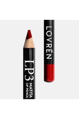 Lovren Lp3 Rosso Intenso Yoğun Kırmızı Dudak Kalemi 3