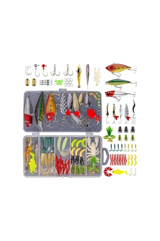 Valkyrie 78 Parça Rapala Jig Sahte Olta Yem Ve Aksesuar Seti Tatlı Ve Tuzlu Su Uyumlu