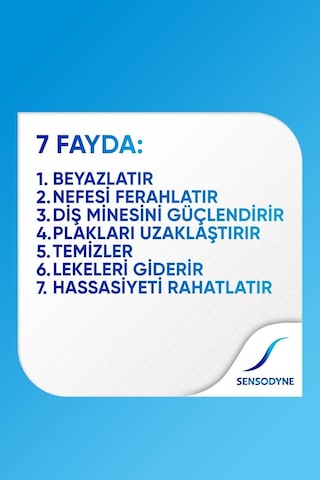 Tam Koruma Beyazlatıcı Diş Macunu 50 Ml. 6'lı Set Beyazlık