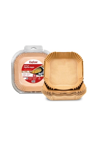 Kafem Airfryer Pişirme Kağıdı Kare 20 x 25'li 16 CM